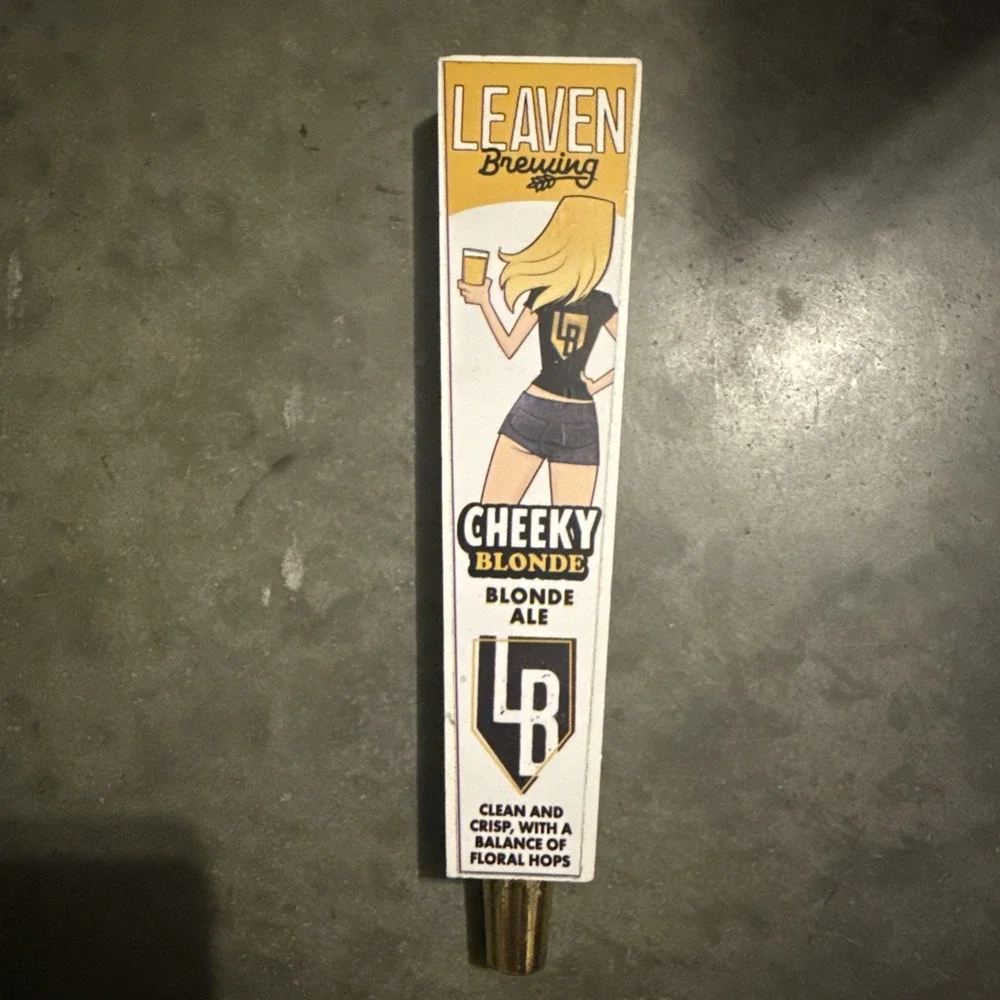 Leaven Brewing Cheeky Blonde Blonde Ale Beer Tap